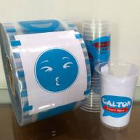 printing cup plastik, printing gelas plastik