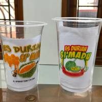 printing cup plastik, printing gelas plastik