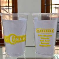 sablon cup plastik, sablon gelas plastik