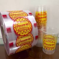 printing cup plastik, printing gelas plastik