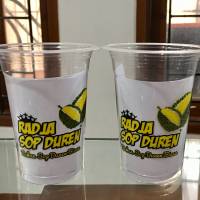 printing cup plastik, printing gelas plastik