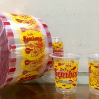 sablon cup plastik, sablon gelas plastik